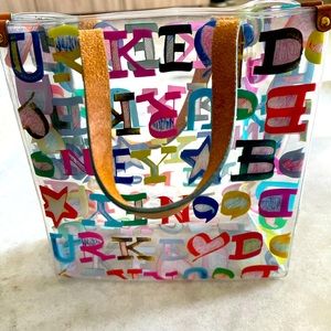 Dooney & Bourke clear acrylic small tote bag